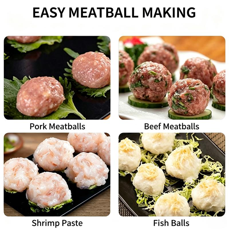 Upgrade 6/12 Ball Manual Meatball Maker Tool
