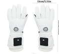 🔥 Rechargeable Heated Gloves – 3 Heat Settings, Waterproof Touchscreen Winter Gloves