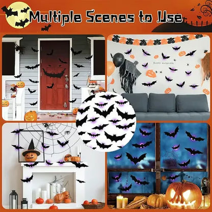 💥💥🦇Halloween 3D Lighted Bats