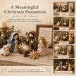 ✨ DIY Patchwork Nativity Scene Sewing Kit
