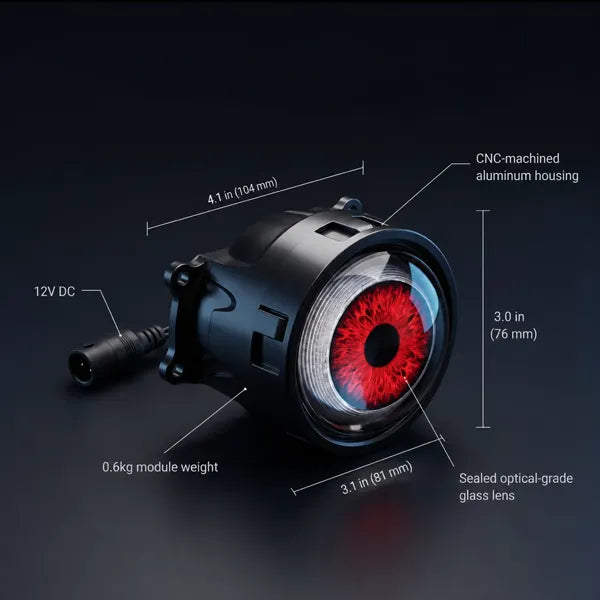 Ghost Lens 3D Iris Projector Light – 33 Mode RGB Devil Eye