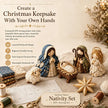 ✨ DIY Patchwork Nativity Scene Sewing Kit