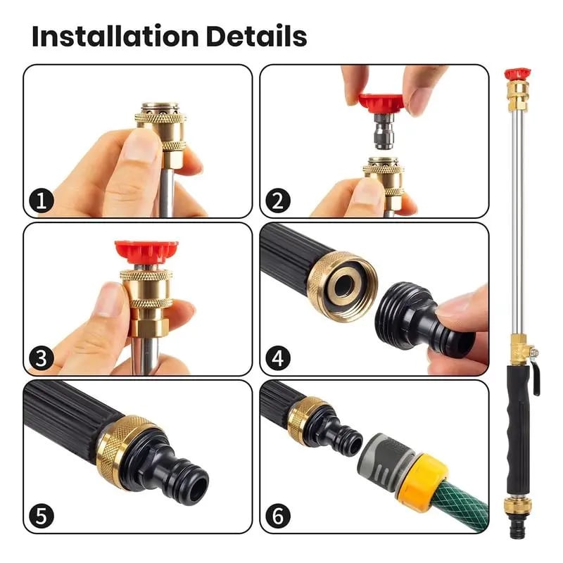 🔥BUY 2 FREE SHIPPING - Jet Nozzle Power Washer for Garden Hose