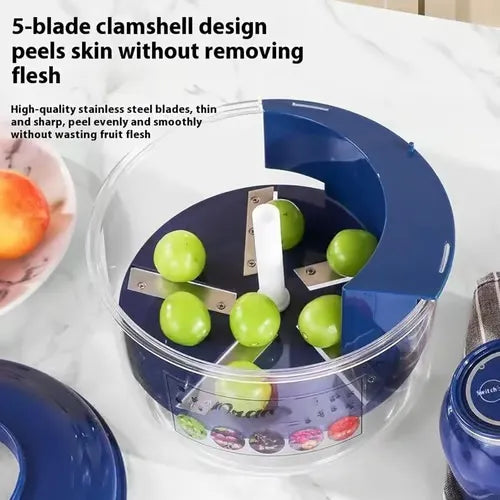 Rechargeable Automatic Fruit Peeling Machine,Efficient and Hassle-Free for Kitchen