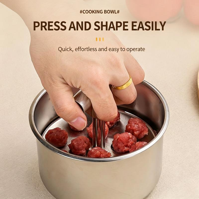 Upgrade 6/12 Ball Manual Meatball Maker Tool