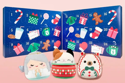 Early Christmas pre-sale🎅Squishmallows Original 24-Day Micromallows Holiday Advent Calendar