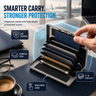 🔥RFID-Blocking Stainless Steel Card Wallet – Organized, Secure & Pocket-Ready 🔒