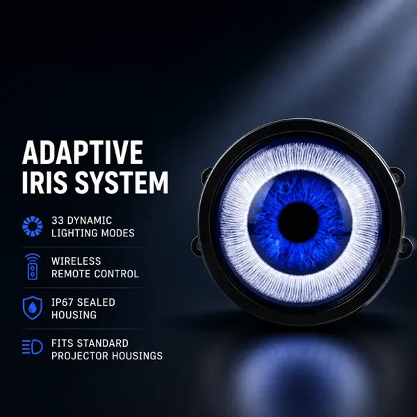 Ghost Lens 3D Iris Projector Light – 33 Mode RGB Devil Eye