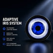 Ghost Lens 3D Iris Projector Light – 33 Mode RGB Devil Eye