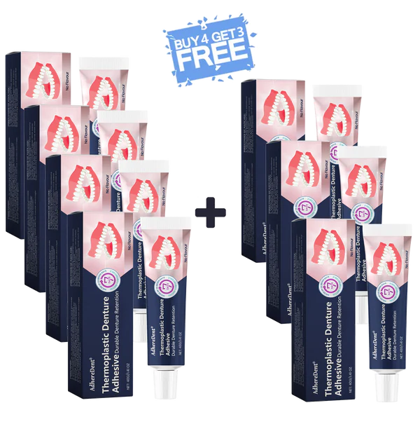 AdhereDent® Thermoplastic Denture Adhesive ⏳ Durable Denture Retention