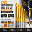 🔥Limited Time 50% Off✨🛠️ 6-Piece Serrated Side-Cutting Drill Bit Set