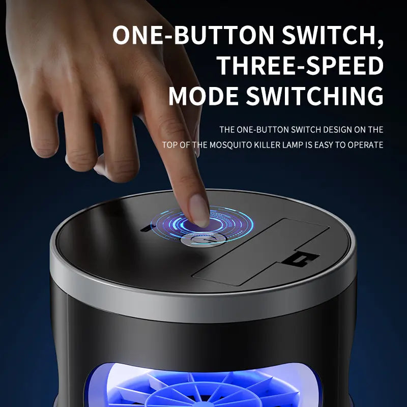 Indoor Insect Trap with Light and Suction Non Zapper Flying Bug Catcher for Mosquitoes Fruit Flies Gnats and Moths