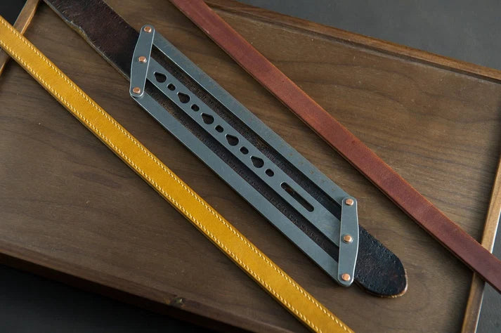 🎖️Adjustable Leather Belt Hole Punch | Stainless Steel Ruler Tool for Belts & Straps
