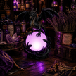 🔥Halloween Promotion - Gothic Dragon LED Crystal Ball Lamp for Dark Aesthetic Decor🐉