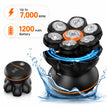 🪒 7D Electric Head Shaver for Men | Wet & Dry Rotary Razor