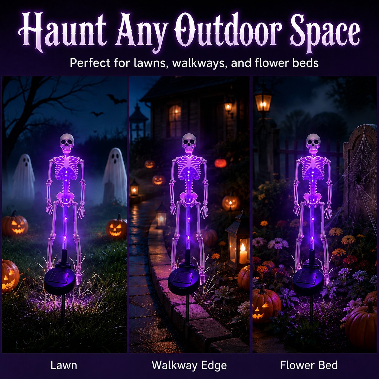 🔥 LAST DAY SALE 50% OFF 💀Halloween Solar Garden Lights