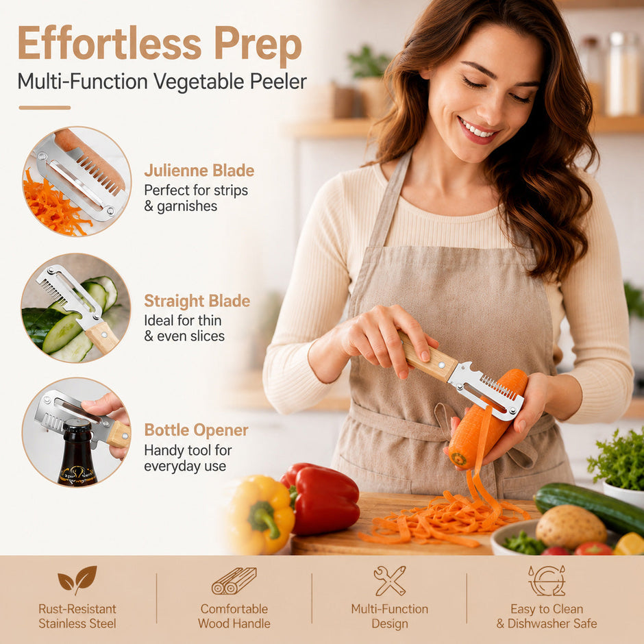 ✨Buy 1 Get 1 Free✨Multi-Functional Vegetable Peeler for Kitchen