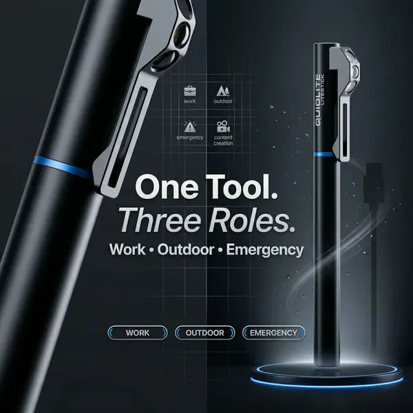 💡 QuiqLite LiteStick – Ultimate Hands-Free Wearable Safety Light