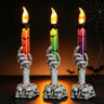 🕯️💀 Halloween Skeleton Hand Candle Holder – Spooky Glow for Every Haunted Home! 🎃👻