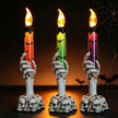 🕯️💀 Halloween Skeleton Hand Candle Holder – Spooky Glow for Every Haunted Home! 🎃👻