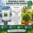 🌿 WINTER GARDEN ESSENTIAL | Plant Frost Protection Cover – Breathable Reusable Cover for Shrubs, Pots & Young Trees