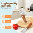 Multi Functional Vegetable Peeler for Kitchen,Wooden Handle, Potato Fruit Peeler with Bottle Opener Function, Durable Kitchen Helper