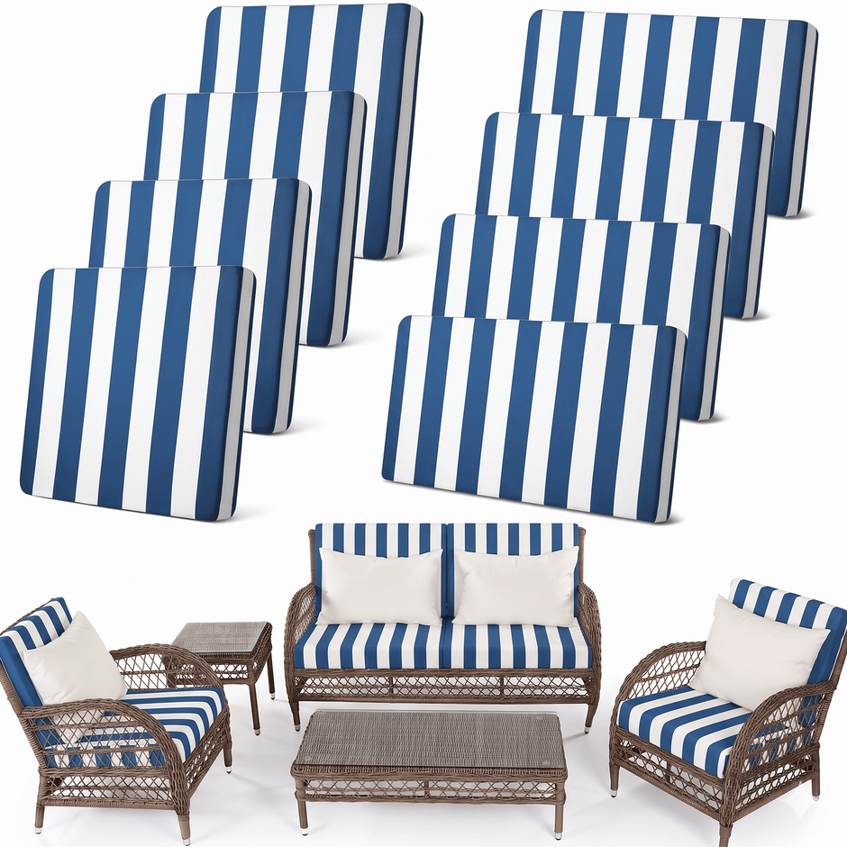 🛋️ Waterproof Outdoor Patio Sofa Cushion Covers 🔥