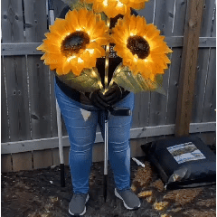 🔥Hot Sale 49% off🌟🌻 Solar Powered LED Sunflower Garden Lights Set