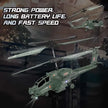 3.5 Channel Military RC Helicopters with LED Light, Altitude Hold, One Key Take Off/Landing
