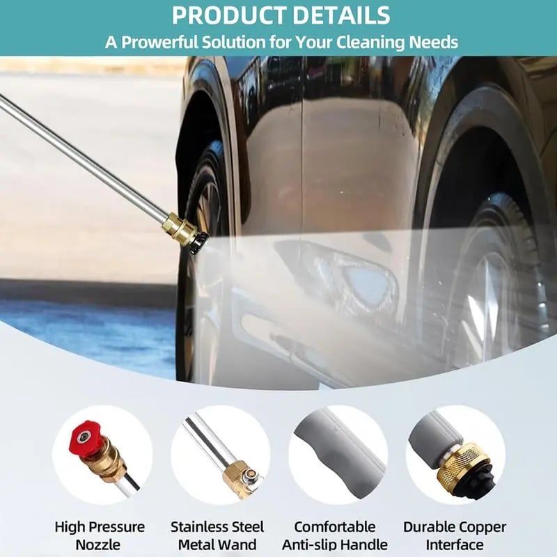 🔥BUY 2 FREE SHIPPING - Jet Nozzle Power Washer for Garden Hose