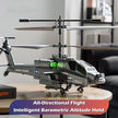 3.5 Channel Military RC Helicopters with LED Light, Altitude Hold, One Key Take Off/Landing