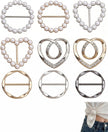 ✨ 9-Piece Shirt & Scarf Clip Set – Effortless Everyday Style