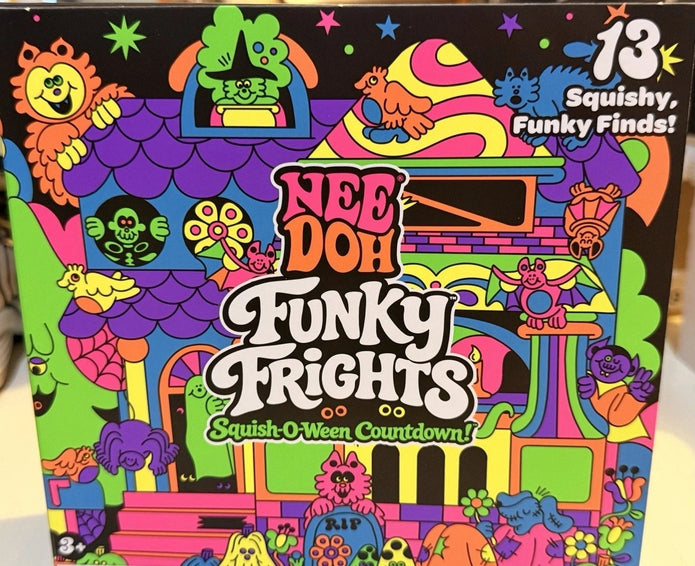 NeeDoh Funky Frights Squish-O-Ween Countdown – 13-Day Halloween Squishy Toy Calendar