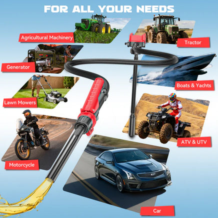 ✅ ⛽ Pompe de transfert de carburant sans fil compatible avec les batteries DeWalt 20V et Milwaukee 18V