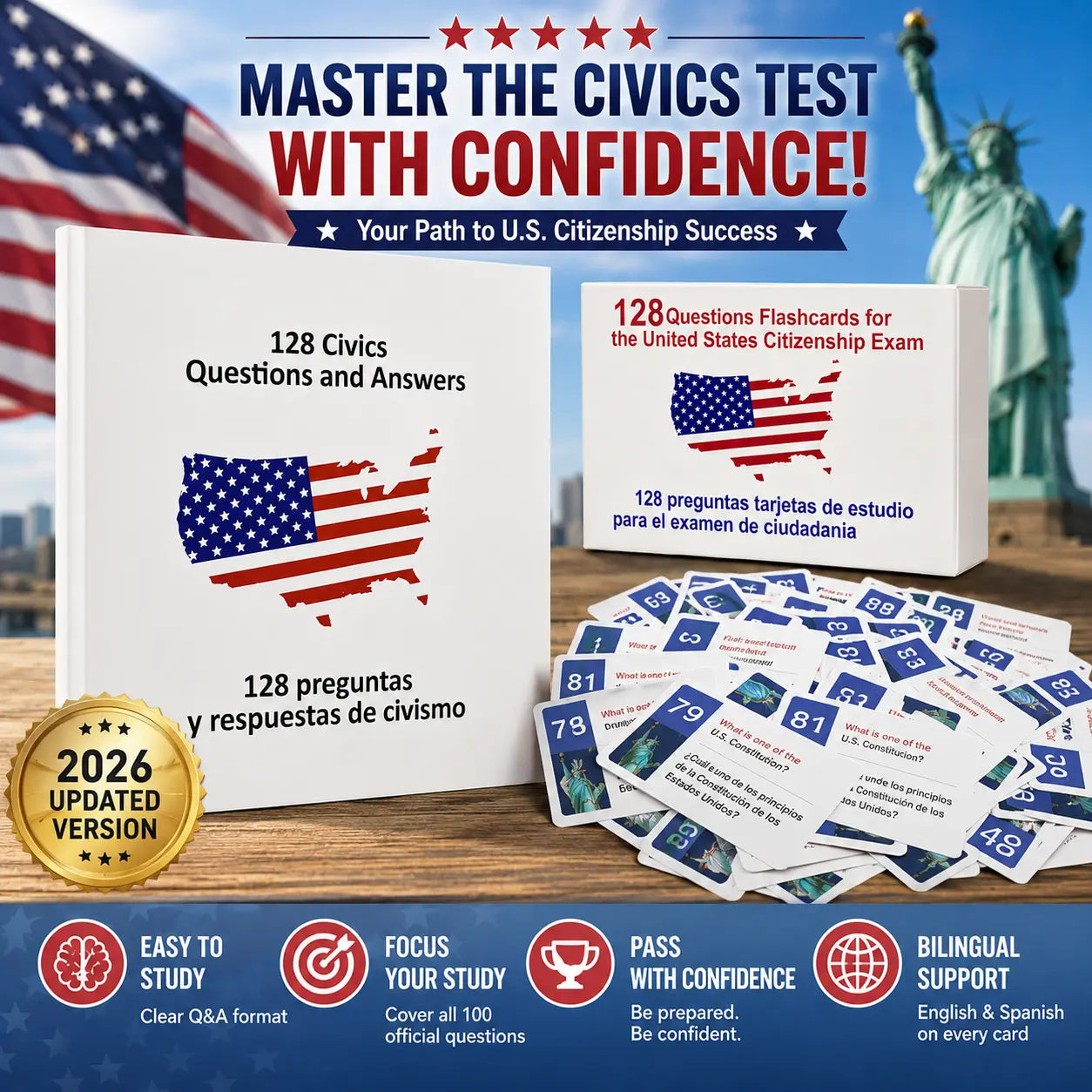 2026 US Citizenship Bilingual Instruction Cards