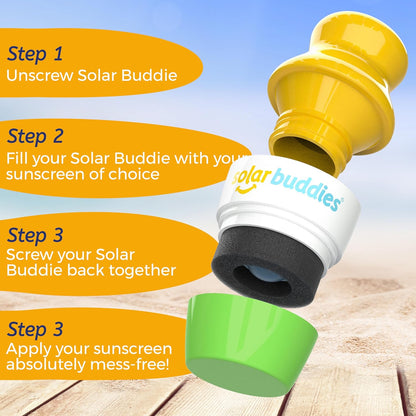 Sunscreen Applicator - Refillable Roll on Sponge Sunscreen & Lotion Applicator