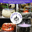 Ultrasonic Mist Maker & Fogger with LED Lights - Waterproof Submersible Ultrasonic Fog Generator for Ponds, Fountains & Halloween Decor