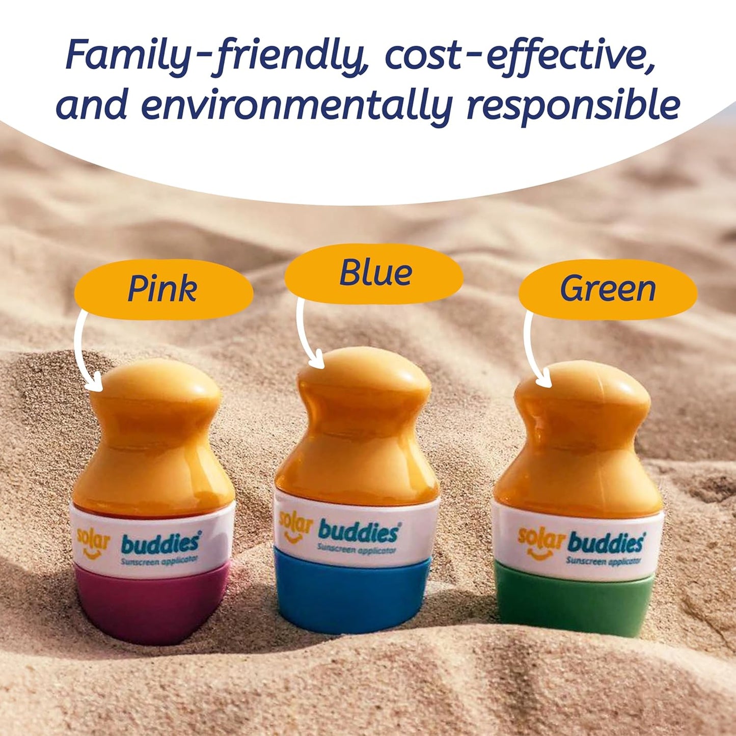 Sunscreen Applicator - Refillable Roll on Sponge Sunscreen & Lotion Applicator