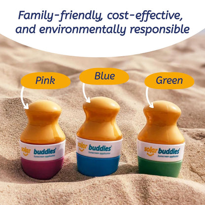 Sunscreen Applicator - Refillable Roll on Sponge Sunscreen & Lotion Applicator