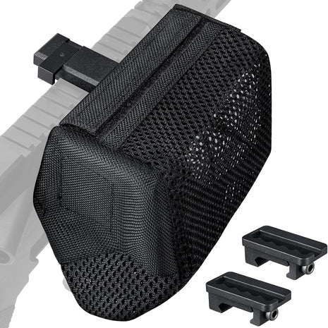 Quick-Release Brass Catcher with Heat-Resistant Mesh, Dual Picatinny Rail Mounts – Shell Casing Collector