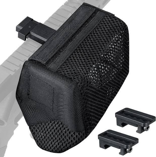 Quick-Release Brass Catcher with Heat-Resistant Mesh, Dual Picatinny Rail Mounts – Shell Casing Collector