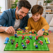 2026 World Cup Soccer Building Blocks Advent Calendar - 24 Pack Mystery Blind Box Toy Set with 10 Figures, Playable Field & Keychains (712 PCS)