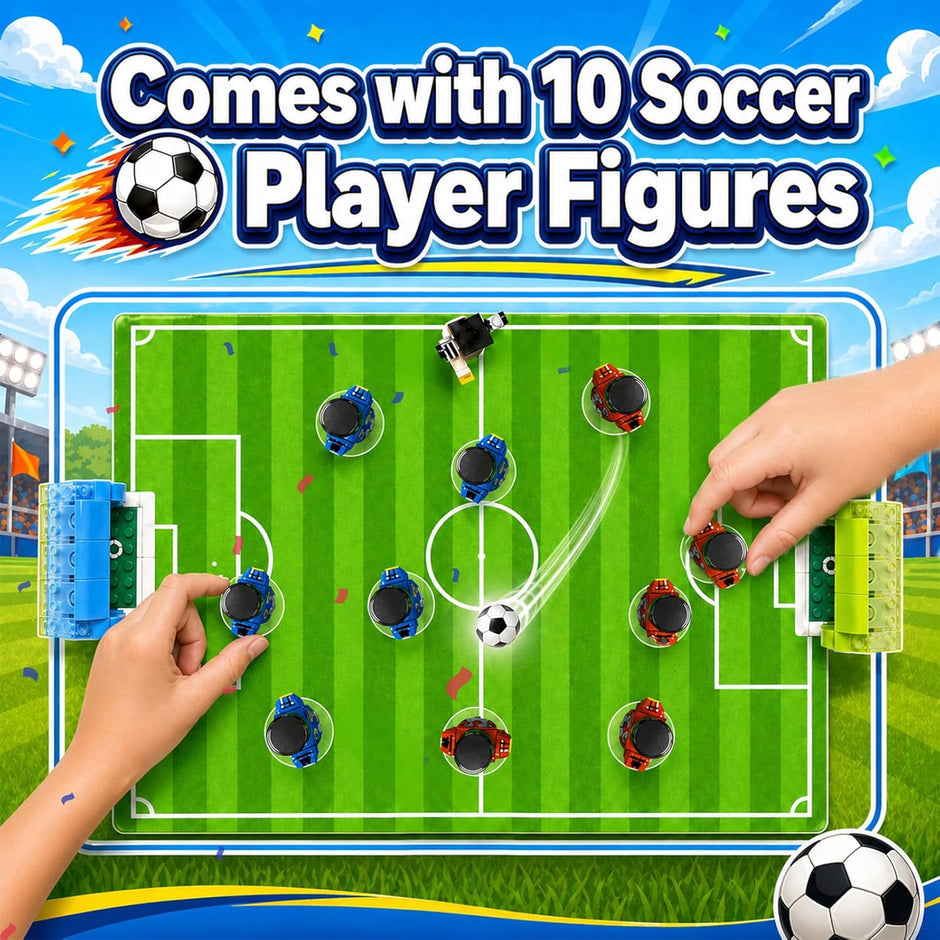 2026 World Cup Soccer Building Blocks Advent Calendar - 24 Pack Mystery Blind Box Toy Set with 10 Figures, Playable Field & Keychains (712 PCS)