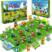 2026 World Cup Soccer Building Blocks Advent Calendar - 24 Pack Mystery Blind Box Toy Set with 10 Figures, Playable Field & Keychains (712 PCS)