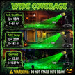 Halloween Green/Red Swamp Laser Projector - IP67 Waterproof Outdoor Haunted House Laser Light with Timer