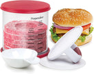 Perfect Burger Press Set – Press & Store Up to 6 Burgers, Non-Skid Base, Non-Stick Coating