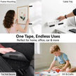 Heavy Duty Water-Resistant Reusable Self-Adhesive Double-Sided Hook-and-Loop Strips