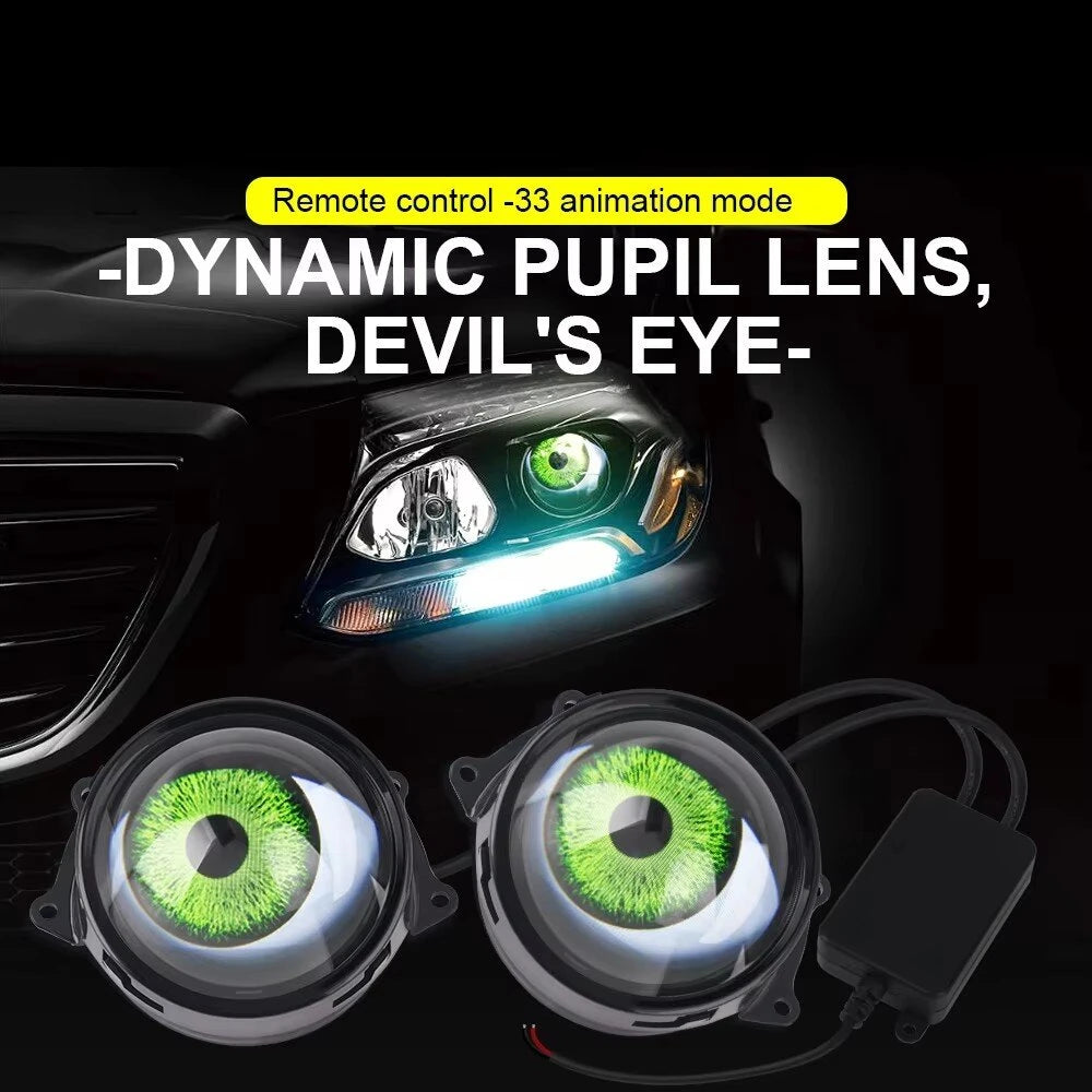 Ghost Lens 3D Iris Projector Light – 33 Mode RGB Devil Eye