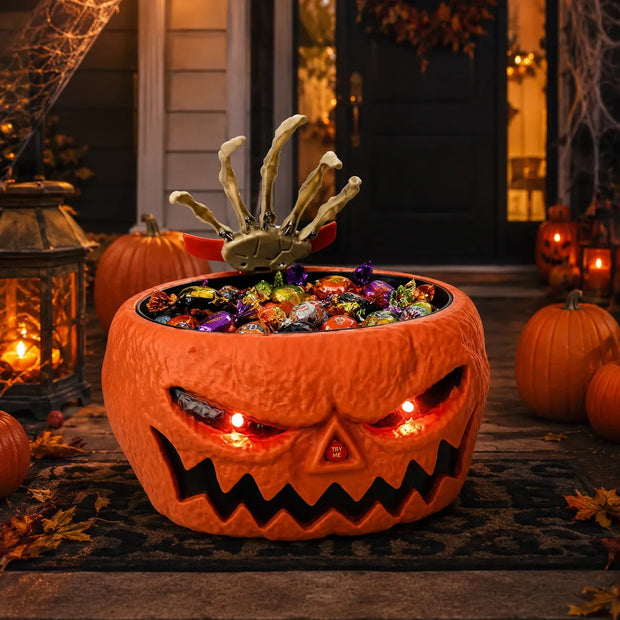 Halloween Pumpkin Candy Bowl