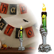 🕯️💀 Halloween Skeleton Hand Candle Holder – Spooky Glow for Every Haunted Home! 🎃👻